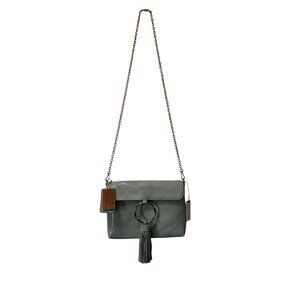 Anthropologie Street Level Real Suede Bag Purse‎ Mint/Menth Classic City Boho